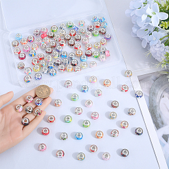 120Pcs Resin European Beads&nbsp;FIND-SP0002-05D