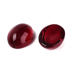 Transparent Glass Flat Back Cabochons&nbsp;GLAA-ZX009-01B
