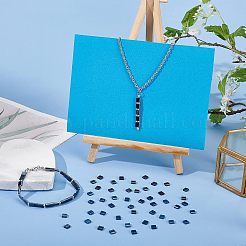 340Pcs 2-Hole Glass Seed Beads&nbsp;SEED-NB0001-46