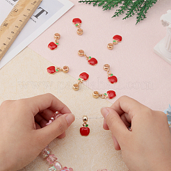 16Pcs Golden Plated Alloy European Dangle Charms&nbsp;MPDL-CA0001-05