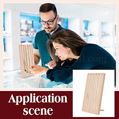 Wooden Neckalces Display Stands for Necklaces&nbsp;NDIS-WH0001-18