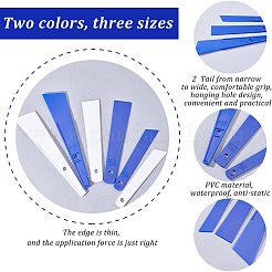 12Pcs 6 Style Plastic Scraper Tools&nbsp;AJEW-OC0003-72