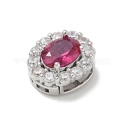 Brass Micro Pave Cubic Zirconia Pendants&nbsp;KK-A300-07P-01