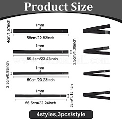 Adjustable Nylon Elastic Melt Band with Magic Tape&nbsp;AJEW-WH0475-72