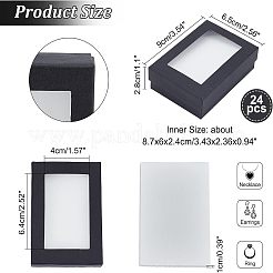 Rectangle Valentines Day Presents Packages Cardboard Jewelry Set Boxes&nbsp;CBOX-NB0001-04