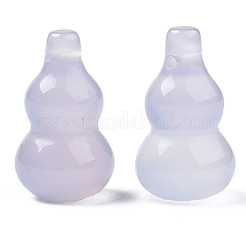 Carved Natural White Agate Pendants&nbsp;G-S359-354