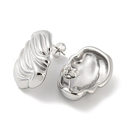 Non-Tarnish 304 Stainless Steel Stud Earrings&nbsp;EJEW-G367-06P