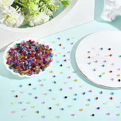 5600Pcs 28 Colors Transparent Acrylic Beads&nbsp;TACR-PA0001-34A