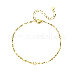 304 Stainless Steel Satellite Chain & Cable Chain Bracelets&nbsp;BJEW-JB14160-01