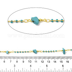 Handmade Brass Enamel Link Chains&nbsp;CHC-L053-05G