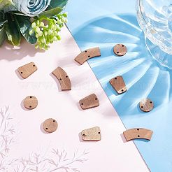 90Pcs 3 Style Unfinished Wood Connector Charms&nbsp;DIY-CA0004-66