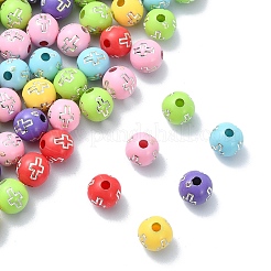 Plating Acrylic Beads&nbsp;PACR-YW0001-18