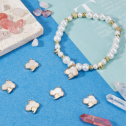 6Pcs Natural Sea Shell Cloud Charms&nbsp;KK-BBC00014-93