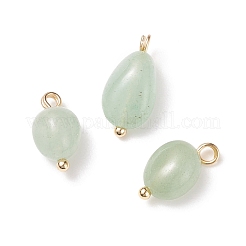 Natural Mixed Stone Charms&nbsp;PALLOY-JF01783-01