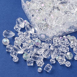 Transparent Acrylic Beads&nbsp;TACR-FS0001-42