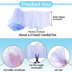 5 Yards Polyester Ruffled Ribbon&nbsp;OCOR-TA0004-06D