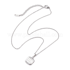 Brass Micro Pave Cubic Zirconia Pendant Necklaces&nbsp;NJEW-JN04690-01