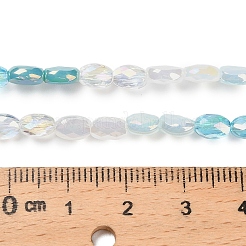 Electroplated Glass Beads Strands&nbsp;EGLA-P067-02A-02