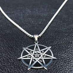304 Stainless Steel Pendant Necklaces&nbsp;FS-WG52288-01
