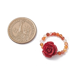 Natural Carnelian Finger Rings&nbsp;RJEW-TA00212