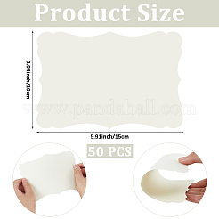 50Pcs DIY Paper Blank Greeting Cards&nbsp;AJEW-CP0010-26A-02