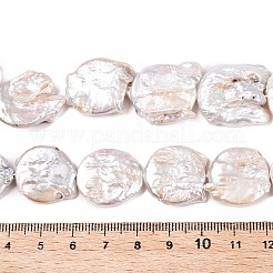 Natural Baroque Keshi Pearl Beads Strands&nbsp;PEAR-S018-06G