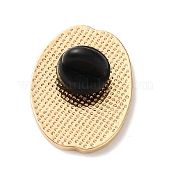 Alarmed Coffee Bean Enamel Brooches&nbsp;AL-I003-03G-01