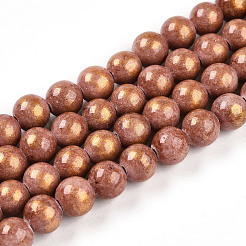 Natural Mashan Jade Beads Strands&nbsp;G-A255-A01-02F