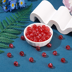 80Pcs Handmade Transparent Lampwork Beads&nbsp;FIND-TAD0001-04D