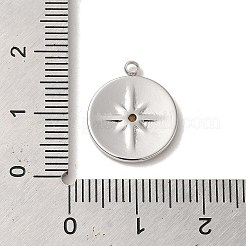 Non-Tarnish 304 Stainless Steel Pendants&nbsp;LS-STAS-L022-051A-P