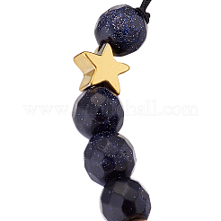 7 Chakras Nine Planets Braided Bead Bracelets&nbsp;BJEW-TAC0001-01