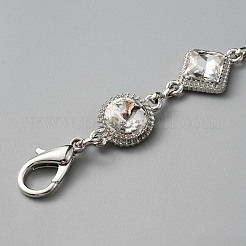 Alloy Cable Chain Bag Straps&nbsp;FIND-WH0002-38B-P