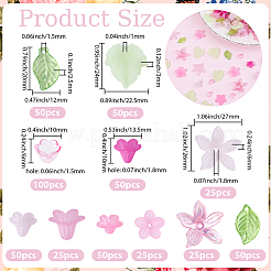 DIY Flower Leaf Findings Kits&nbsp;DIY-BM0001-12A