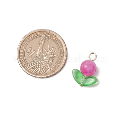 Natural Mashan Jade & Natural White Jade & Natural Quartz Pendants&nbsp;PALLOY-JF03402