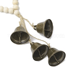 Natural Wood Beads Door Hanging&nbsp;HJEW-JM03356