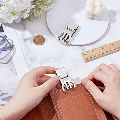 2Pcs Stainless Steel & Alloy Money Clips&nbsp;AJEW-WR0003-09A