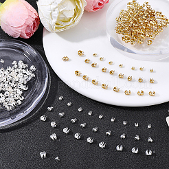 300Pcs 304 Stainless Steel Bead Tips&nbsp;STAS-BBC0010-15