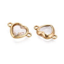 304 Stainless Steel Glass Connector Charms&nbsp;STAS-Q119-02G