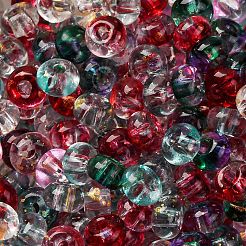 3/0 Baking Paint Transparent Colours Glass Round Beads&nbsp;SEED-L011-13A-01