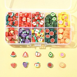 200Pcs 10 Styles Handmade Polymer Clay Beads&nbsp;CLAY-FS0001-40