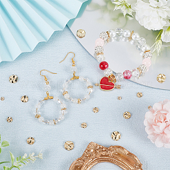 56Pcs 4 Style Brass Beads&nbsp;KK-CN0002-76