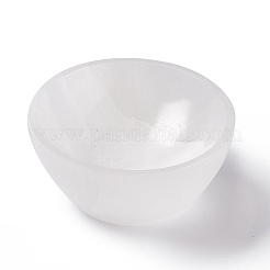 Natural Selenite Charging Bowl for Cleansing&nbsp;AJEW-E051-01A
