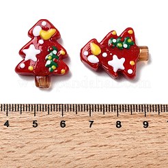 Christmas Handmade Lampwork Enamel Beads&nbsp;LAMP-I027-07V