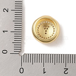 Rack Plating Brass & Cubic Zirconia Pendants&nbsp;KK-Z047-07G-Y-RS