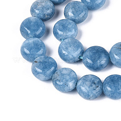 Dyed Natural White Jade Beads Strands&nbsp;G-T143-16E
