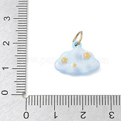 304 Stainless Steel Enamel Pendants&nbsp;SA-CBA08A6-02G