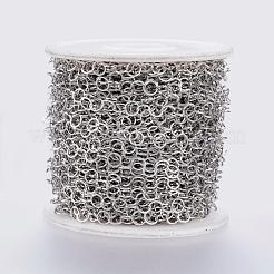 Tarnish Resistant Handmade 304 Stainless Steel Rolo Chains&nbsp;CHS-H007-59P