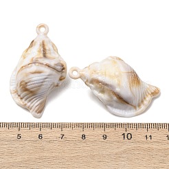 Imitation Shell Acrylic Pendants&nbsp;SACR-K005-07C