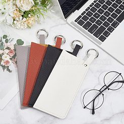 4Pcs 4 Colors PU Leather Eyeglass Cases&nbsp;AJEW-CN0004-99B