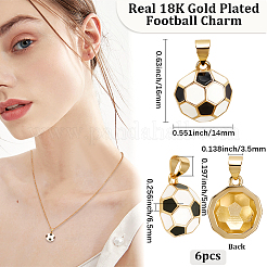 6Pcs Rack Plating Brass Pendants&nbsp;KK-BBC0018-41